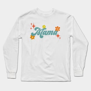 70s style Mama Long Sleeve T-Shirt